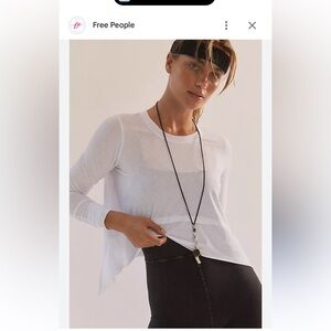 FP Movement by Free People Light Blue Long Sleeve Top